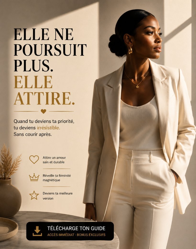 Devenir une Femme qui Attire — Elle ne poursuit plus, elle attire